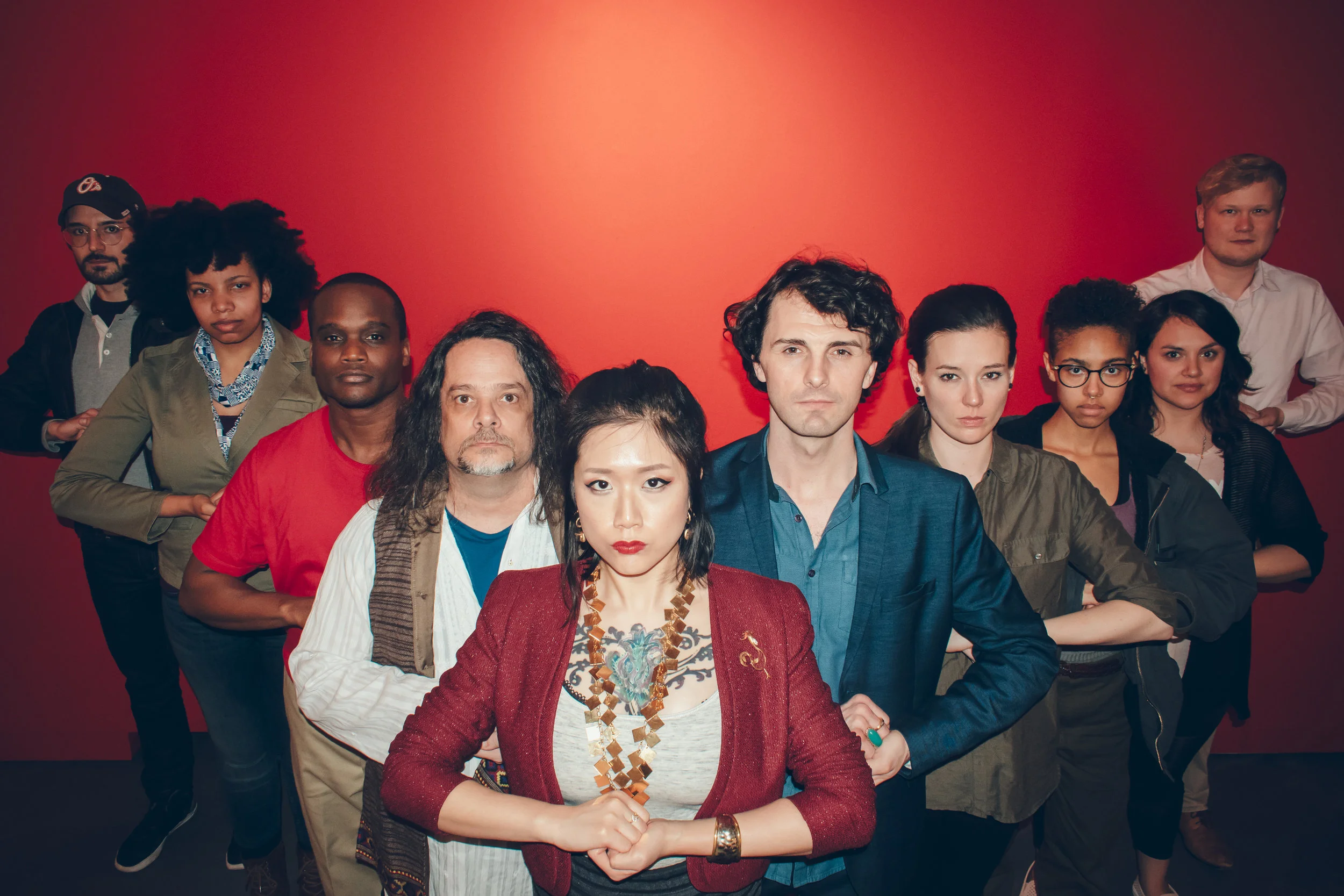 Derek Rienzi Van Tassel, Kenya Anna Hall, Raymond Jacquet, Dr. Phranque Wright, Wanda Jin, Jonathan Mayo, Kyle Lovett, Stella Mensah, Samantha Michelle Nava, and Kyle Mundil 