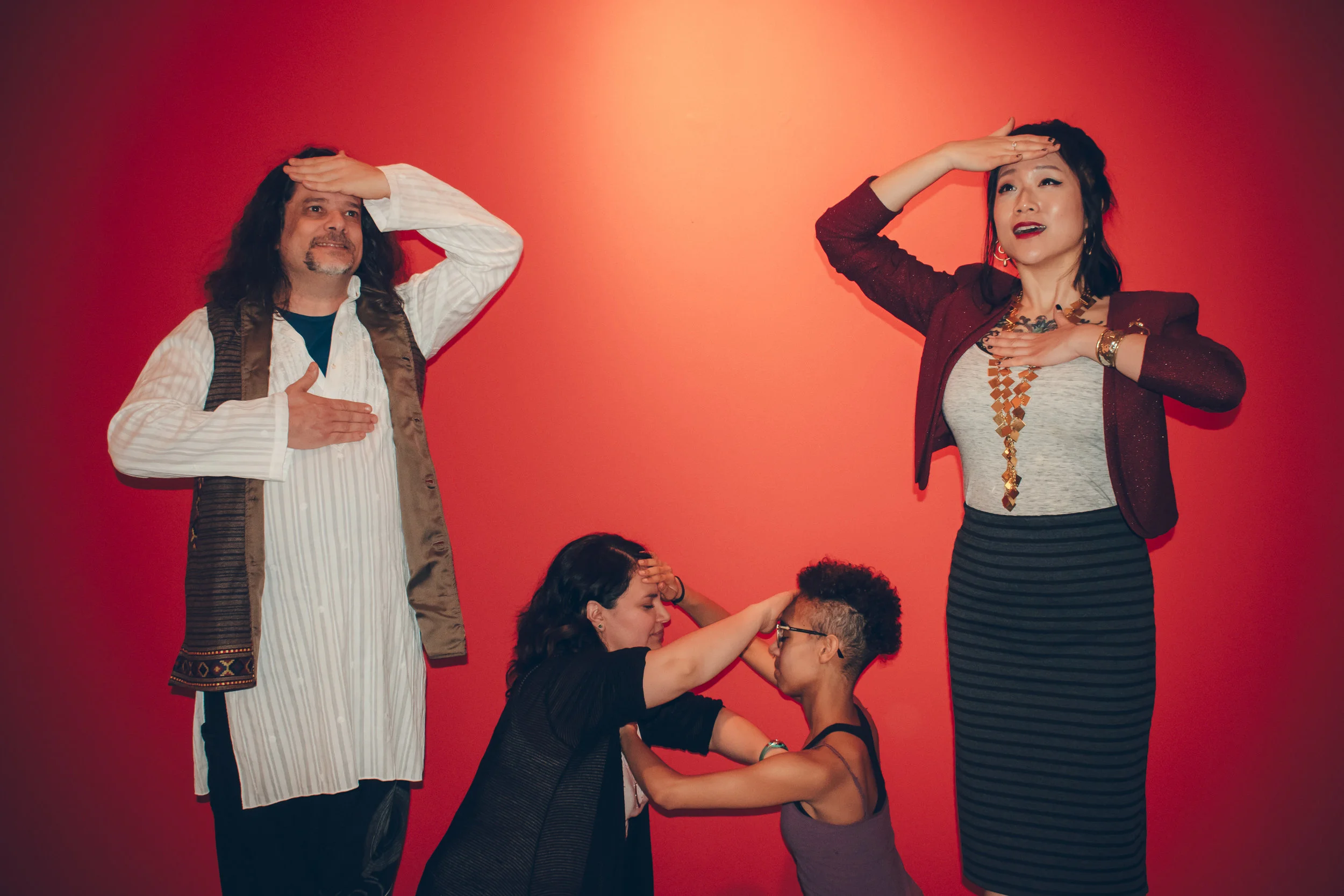 Dr. Phranque Wright, Samantha Michelle Nava, Stella Mensah, and Wanda Jin 