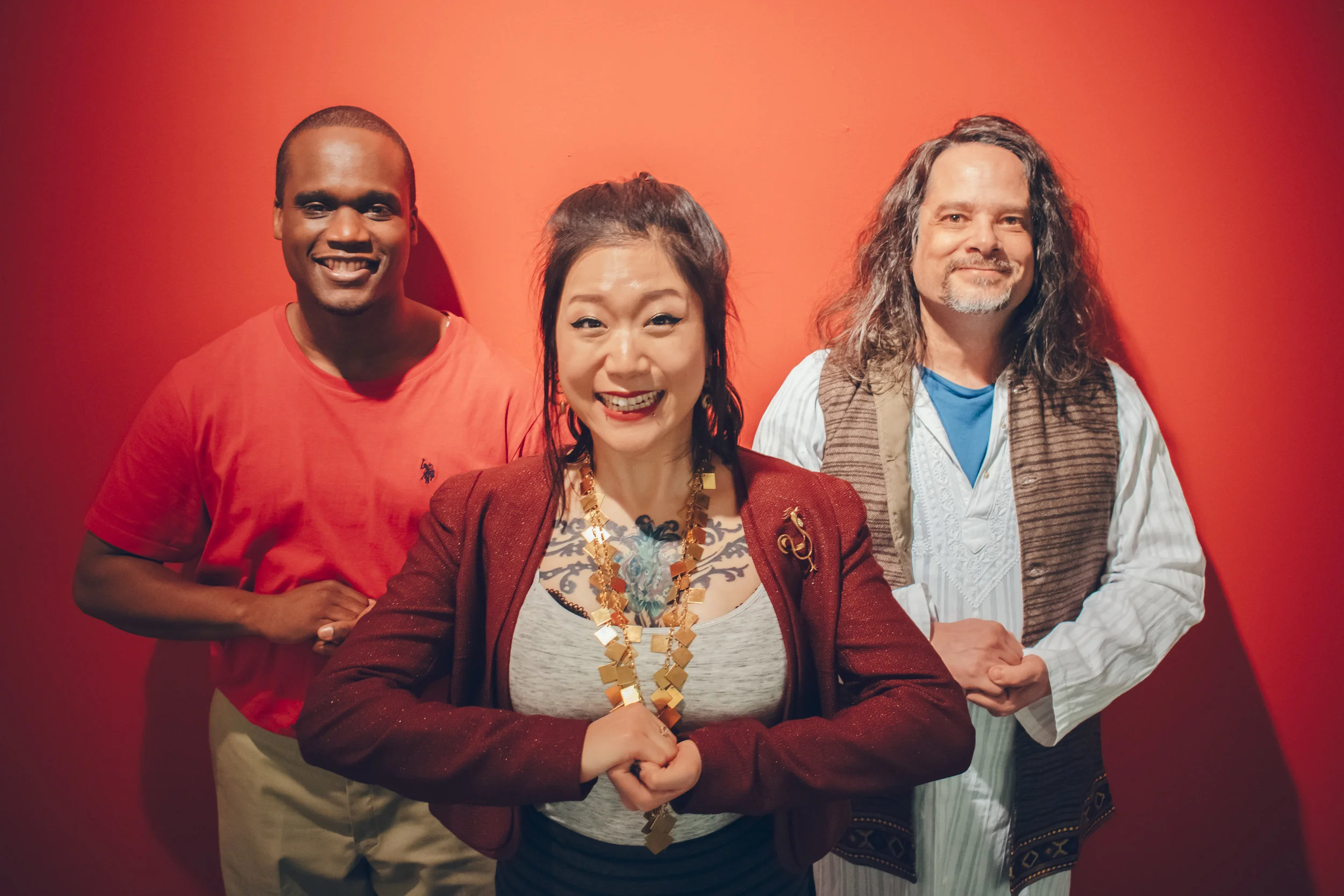 Raymond Jacquet, Wanda Jin, Dr. Phranque Wright 