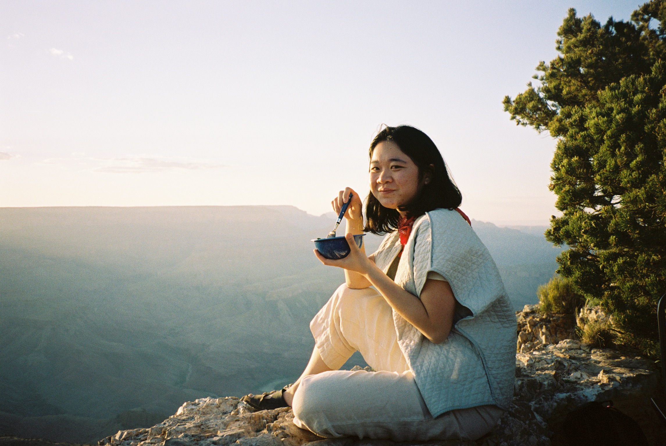  Jennelle overlooking the Grand Canyon, 2017. 