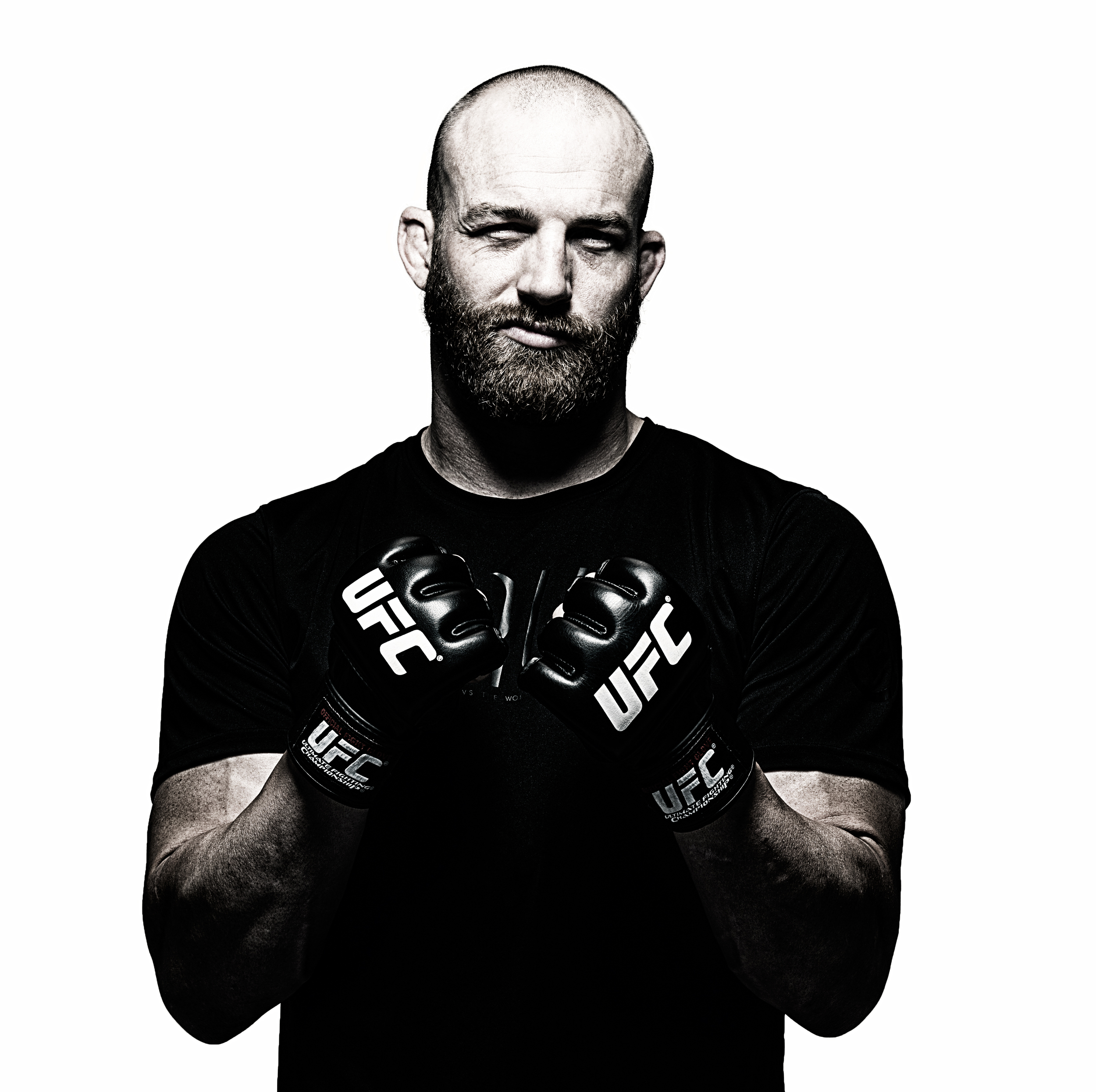 UFC Fighter Patrick Cummins giving his little smirk for the camera.