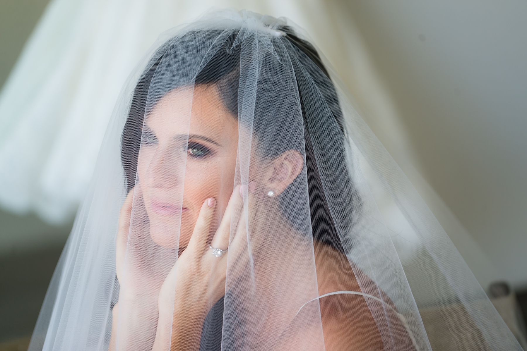 Thinking about her husband to be. 