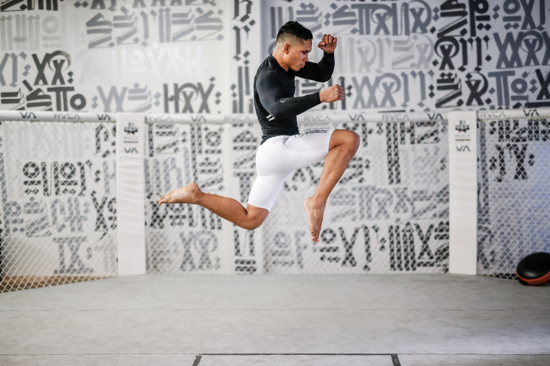 Jumping knee outtake form the shoot. 