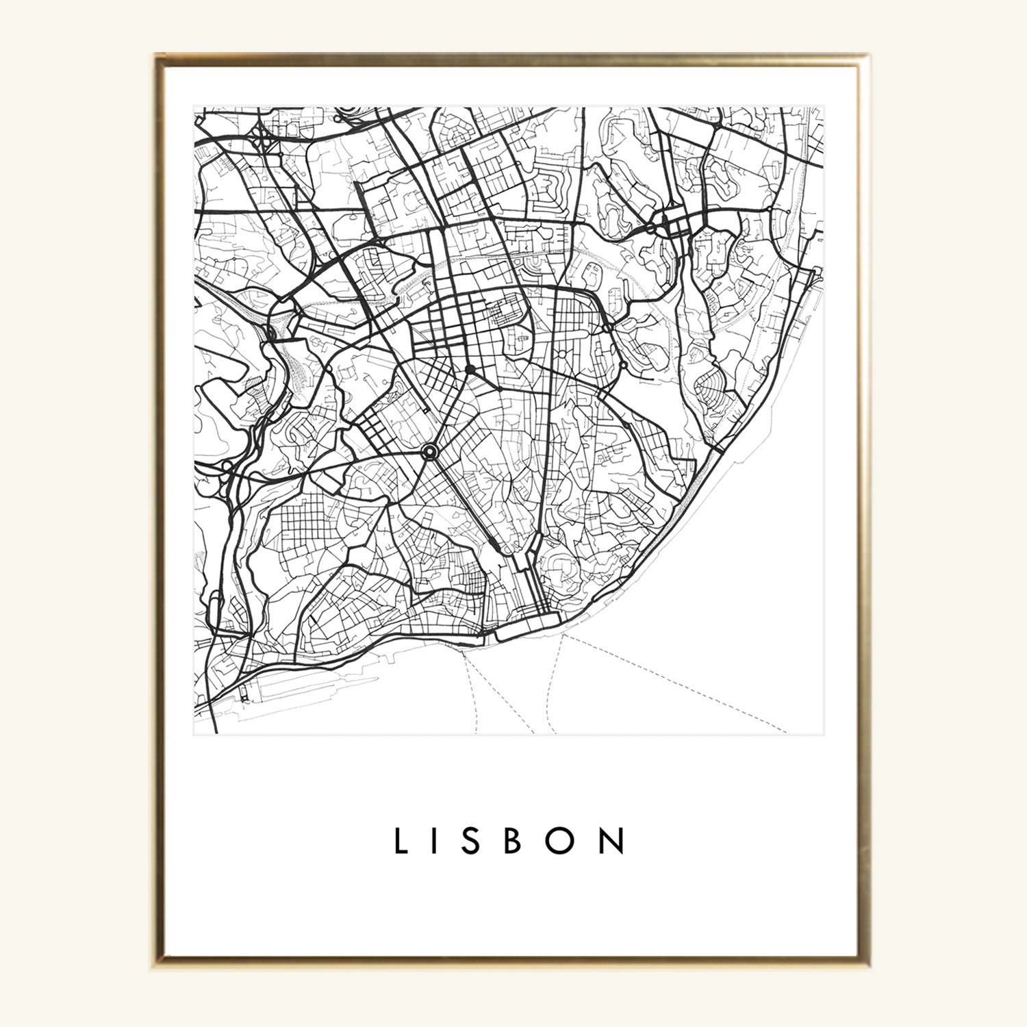 Portugal - Map of Districts Stock Vector - Illustration of lisboa