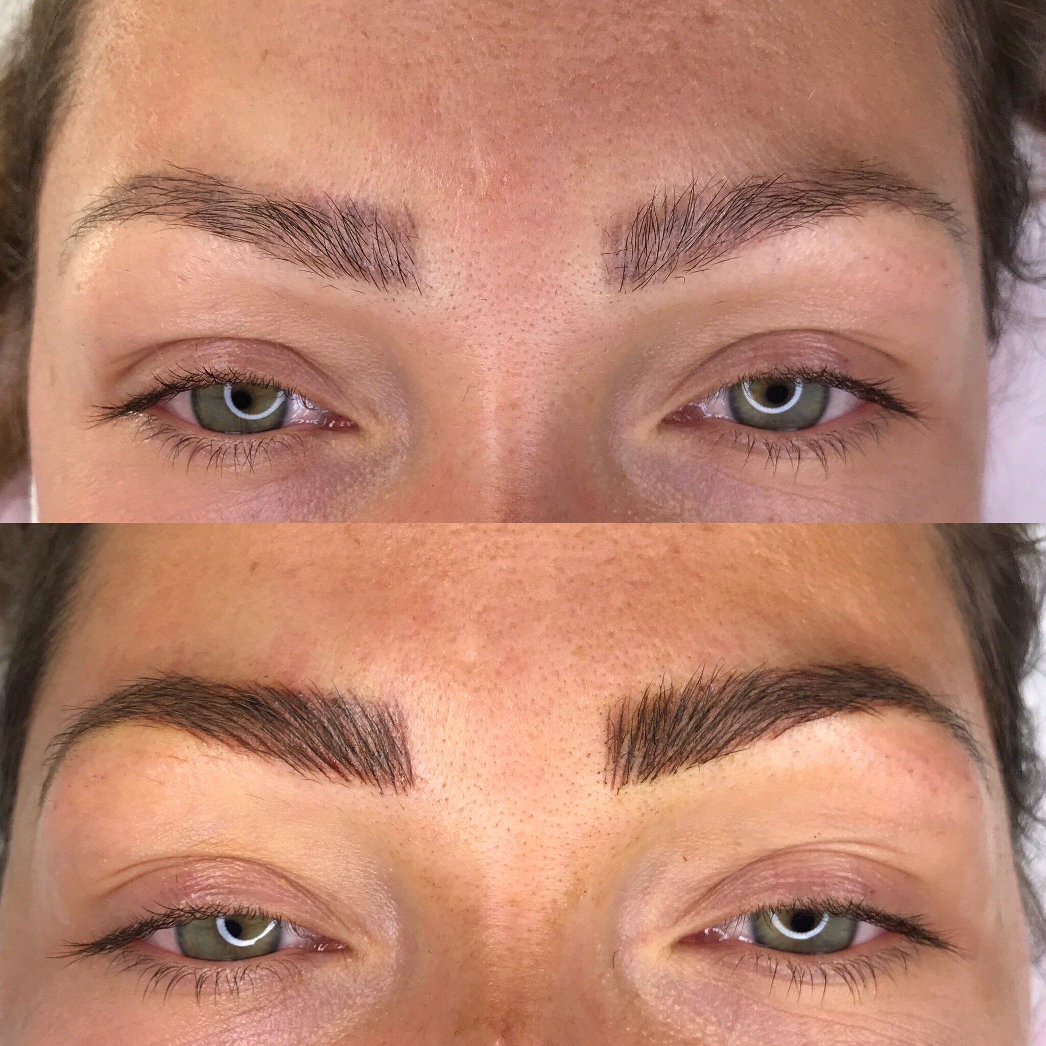 Brow Tattoo Before and After