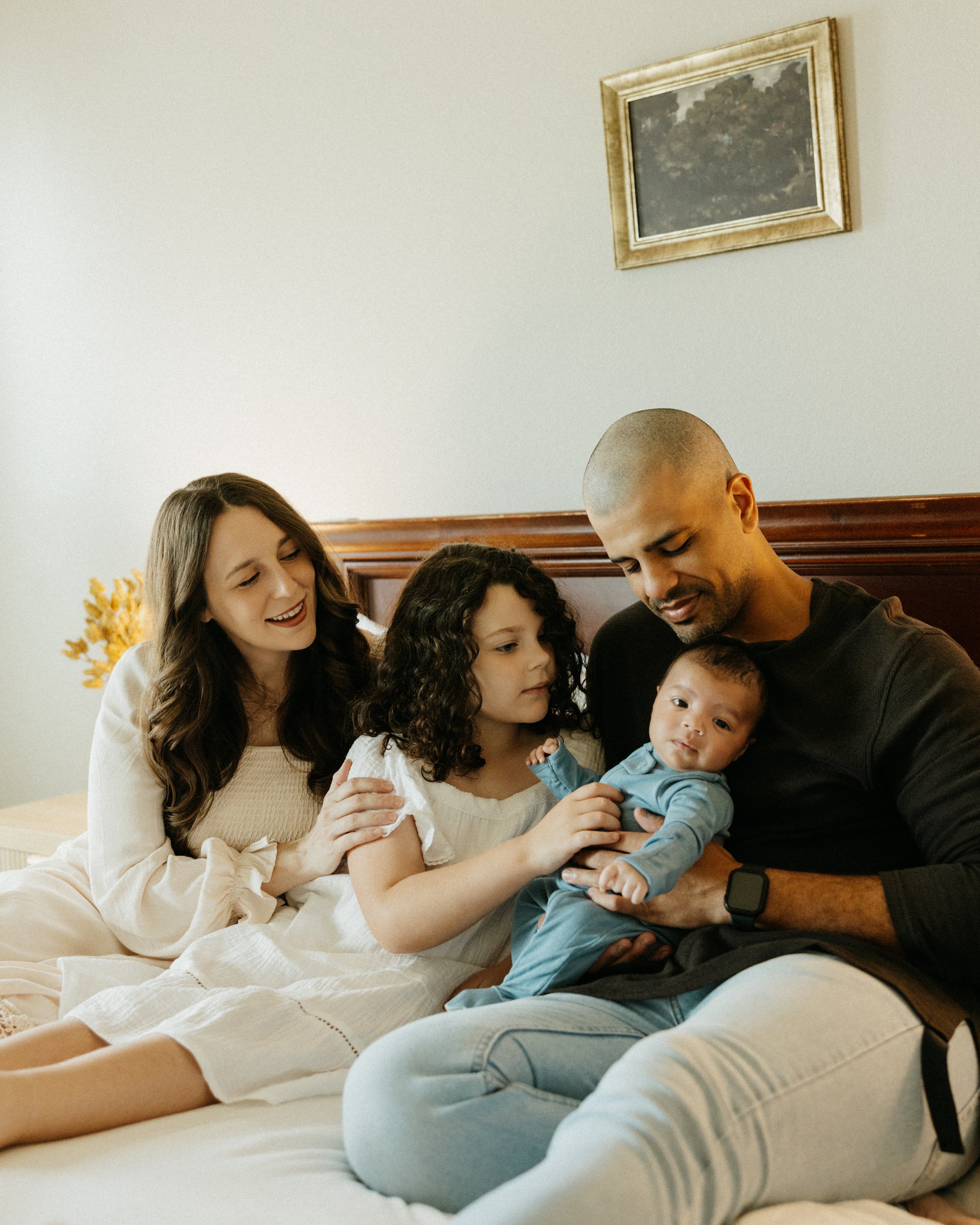 Welcoming Baby Number Two: In home Lifestyle Newborn Session