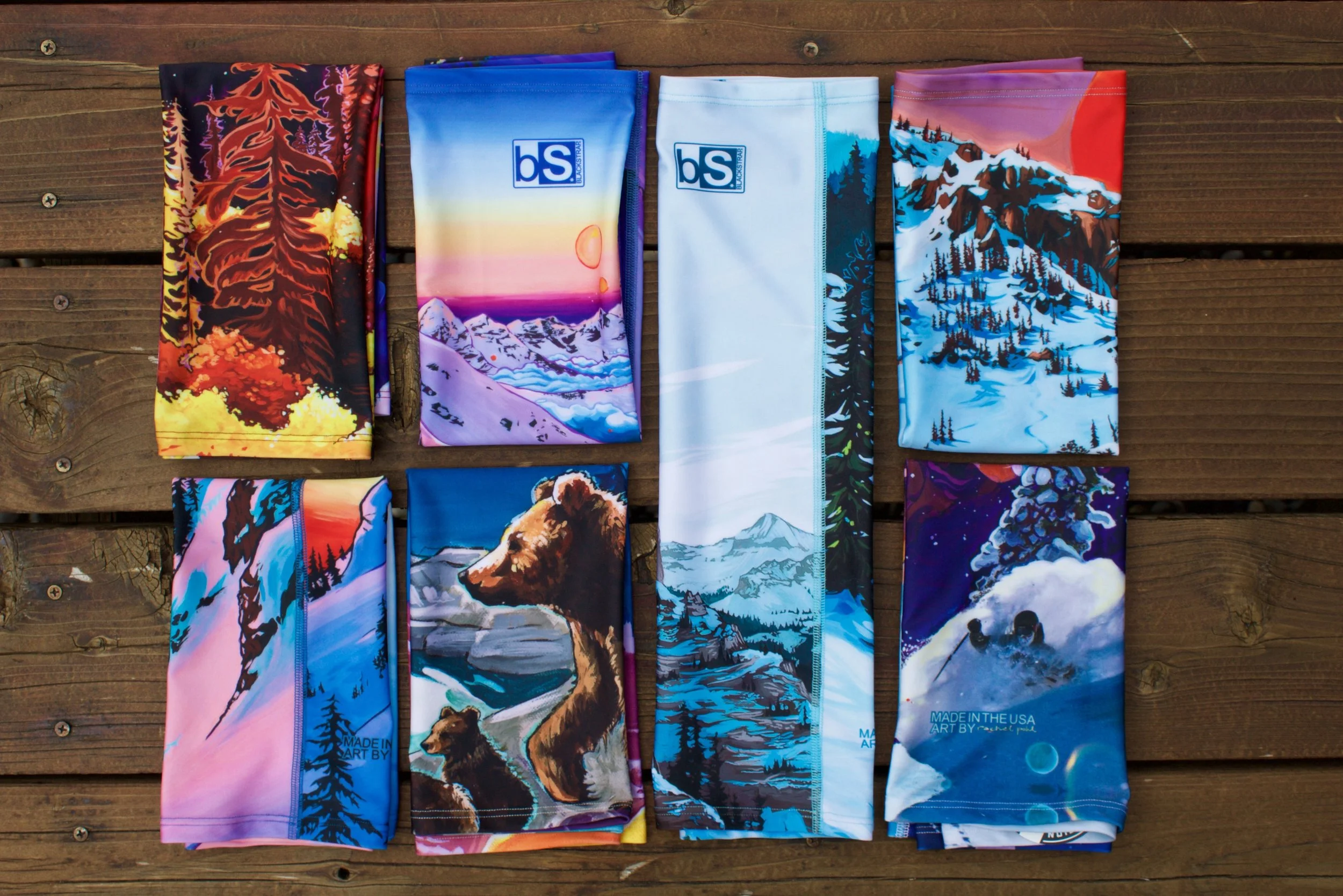 Black Strap Brand prints my work on their epic face masks. Click the photo to see additional masks availalbe on their website. Thanks for the artist feature guys!! I am always open to printing new designs, so let me know in the "contact" section of my website if you would love to see a particular painted on a face mask! Thank you :)
