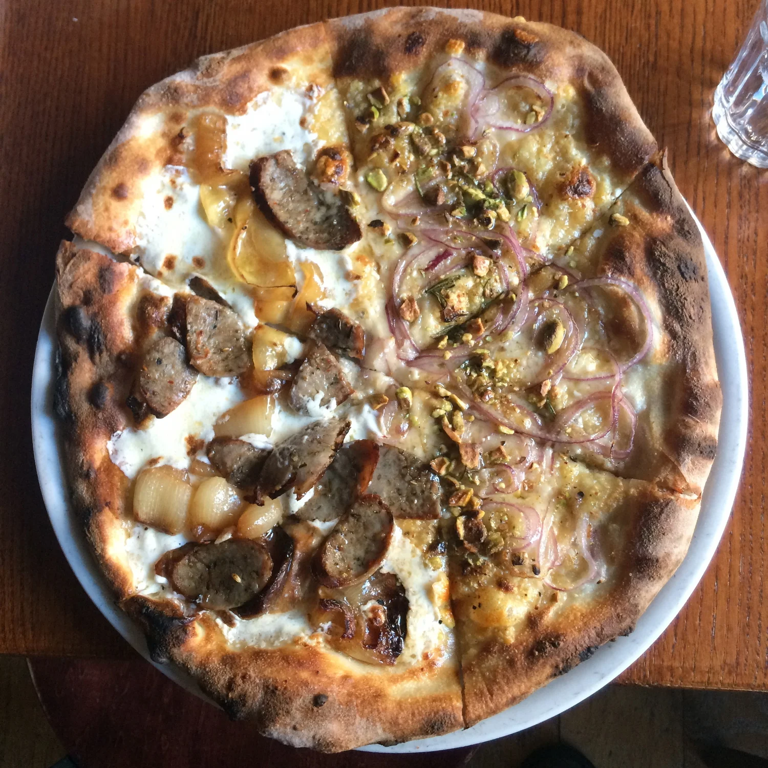 We wanted to taste as much as possible. My wife and I combined the Rosa and the Wiseguy. Both were out of this world.