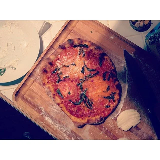 @waitreally had himself a nice pizza night. Looks good to me!
