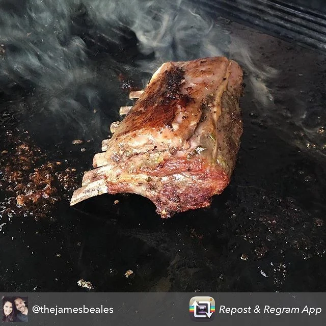 @thejamesbeales showing his searing skills.