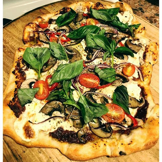 @ aakankshadugar with a beautiful veggie pie!