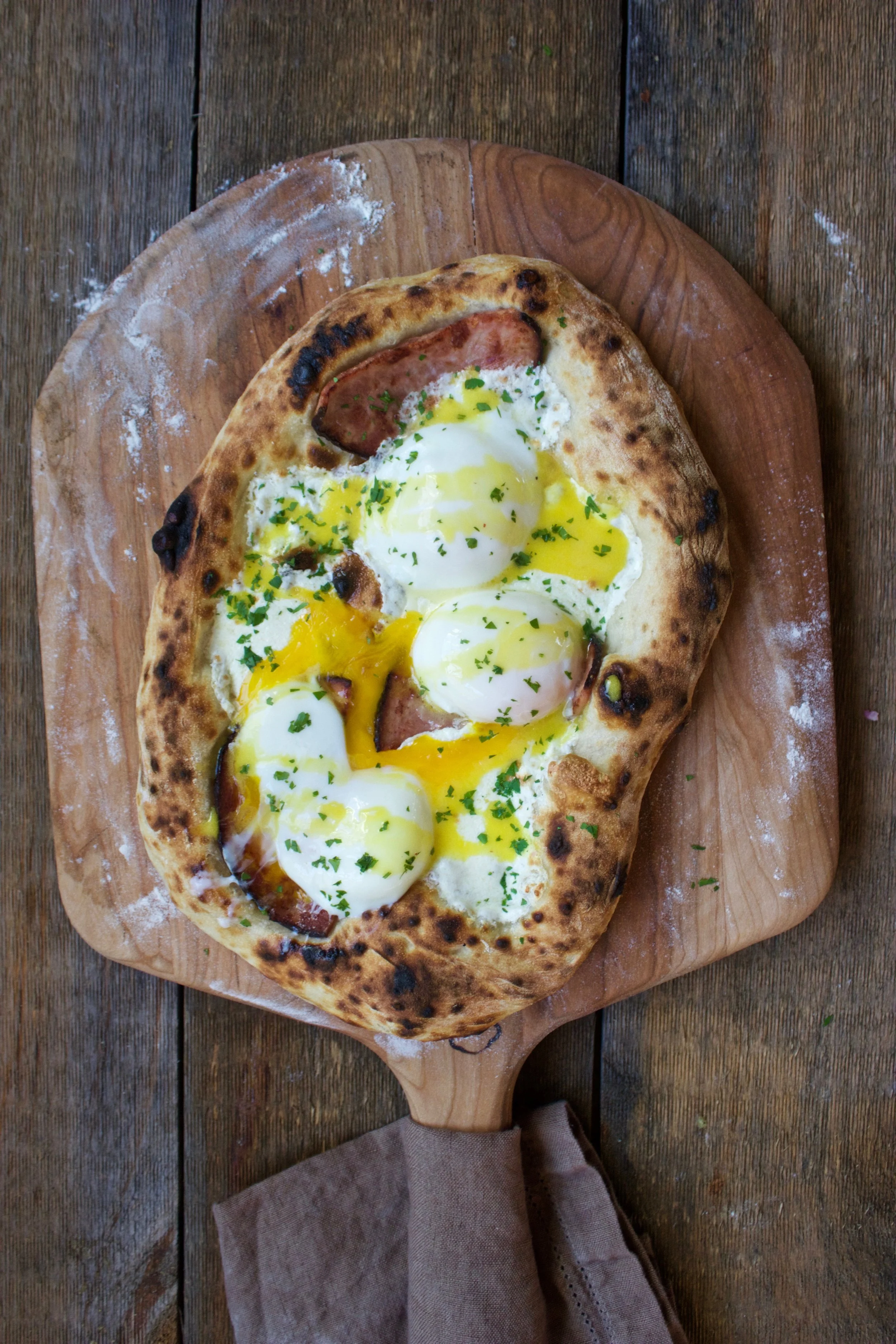 Sous Vide Eggs Benedict Pizza Recipe Baking Steel