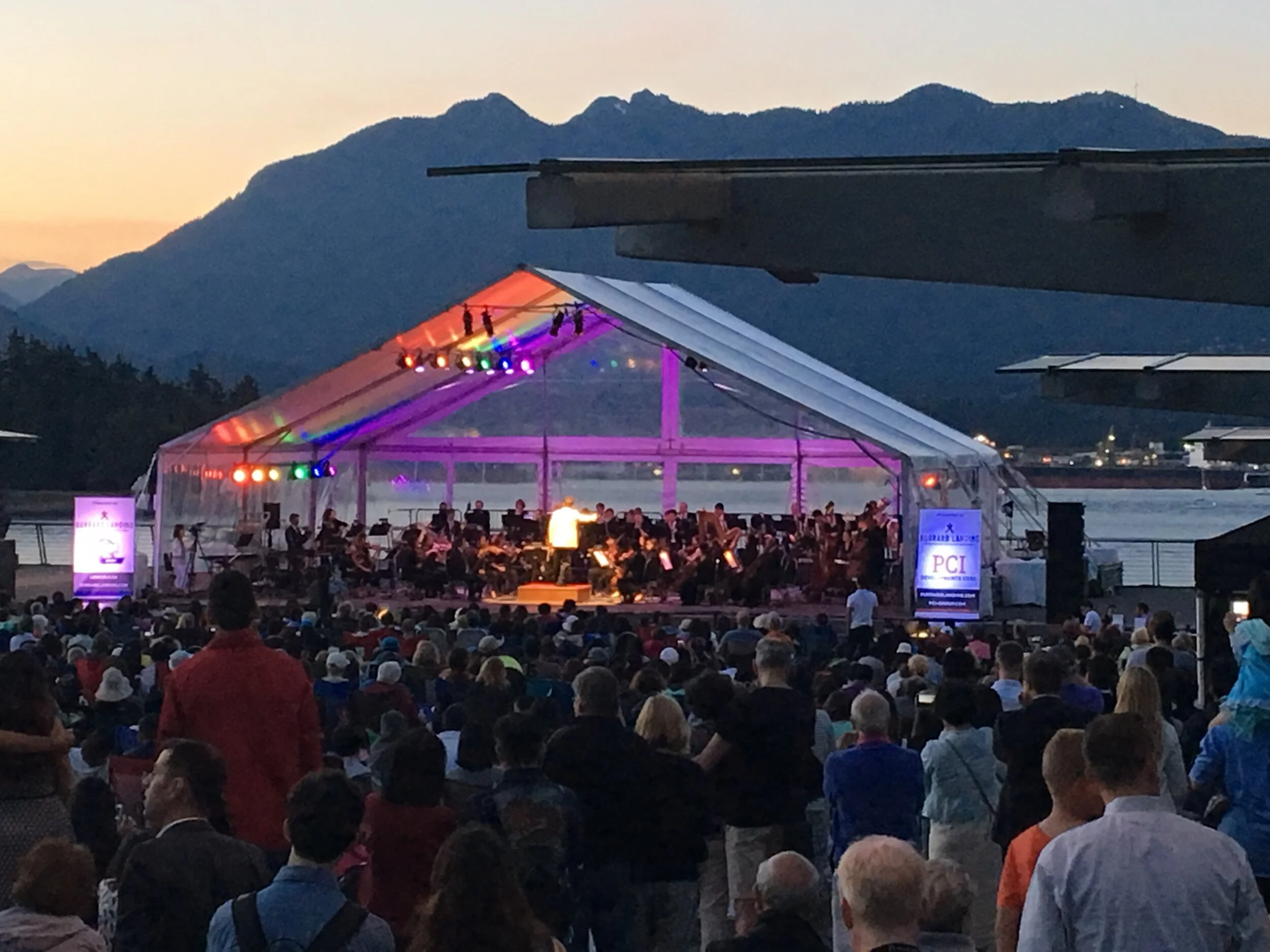 Vancouver Metropolitan Orchestra at Jack Poole Plaza