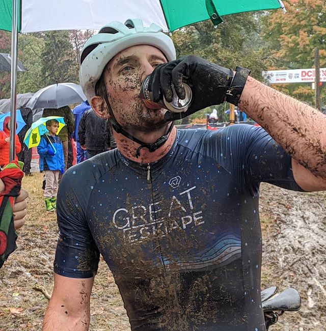 This week's @reckless_ales  #recklessrideoftheweek goes to @pdilly84 for showing up to cheer on his teammates (and brother) in the early races on a very wet day 2 of @dccxrace and sticking it out for HOURS before racing in the muddiest amateur race o