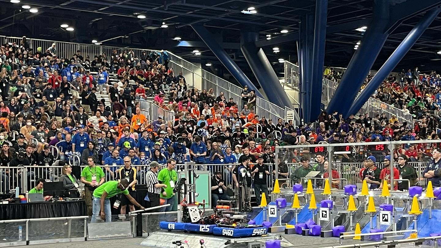 Thank you to our alliance partners who got us all the way to the finals of Einstein rounds! 

We couldn&rsquo;t have made it without our alliance captain Strike Zone robotics @team5460, Team 125, the nutrons, and Team Nemesis, 2590!!

Best of luck yo