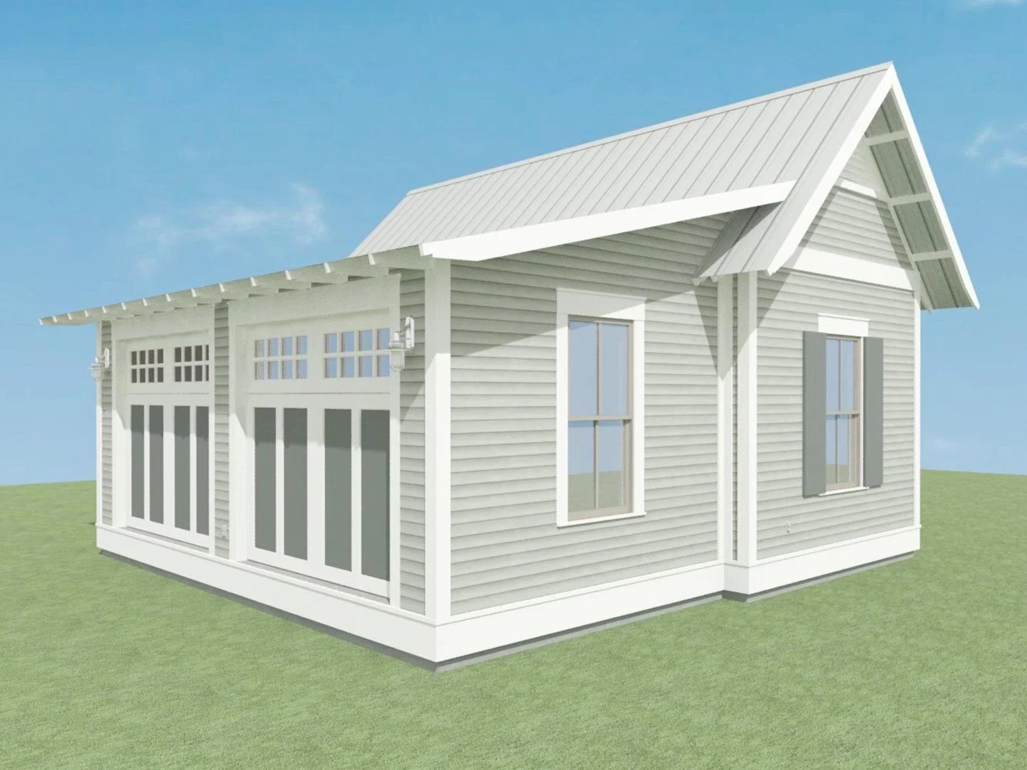 Brandon Garage (Shed Side Loaded)