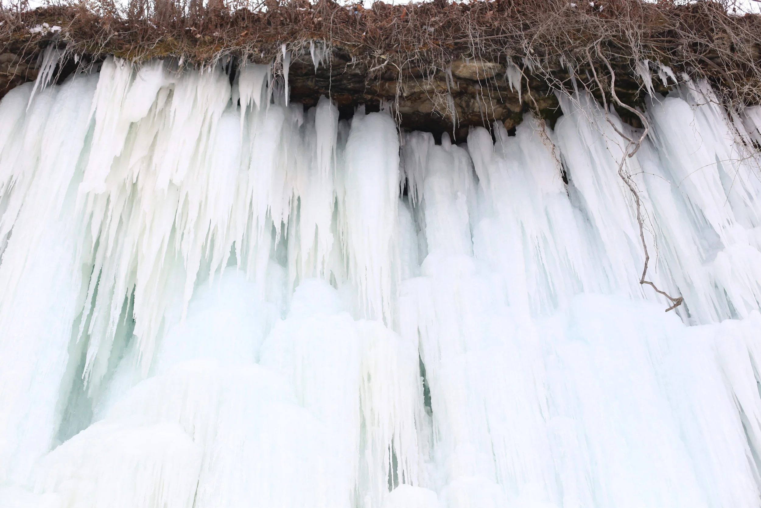 Minnehaha Falls in Winter