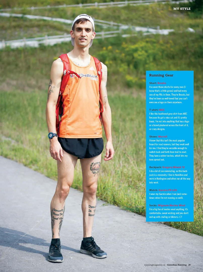 Canadian Running - My Style - Nov/Dec 2015