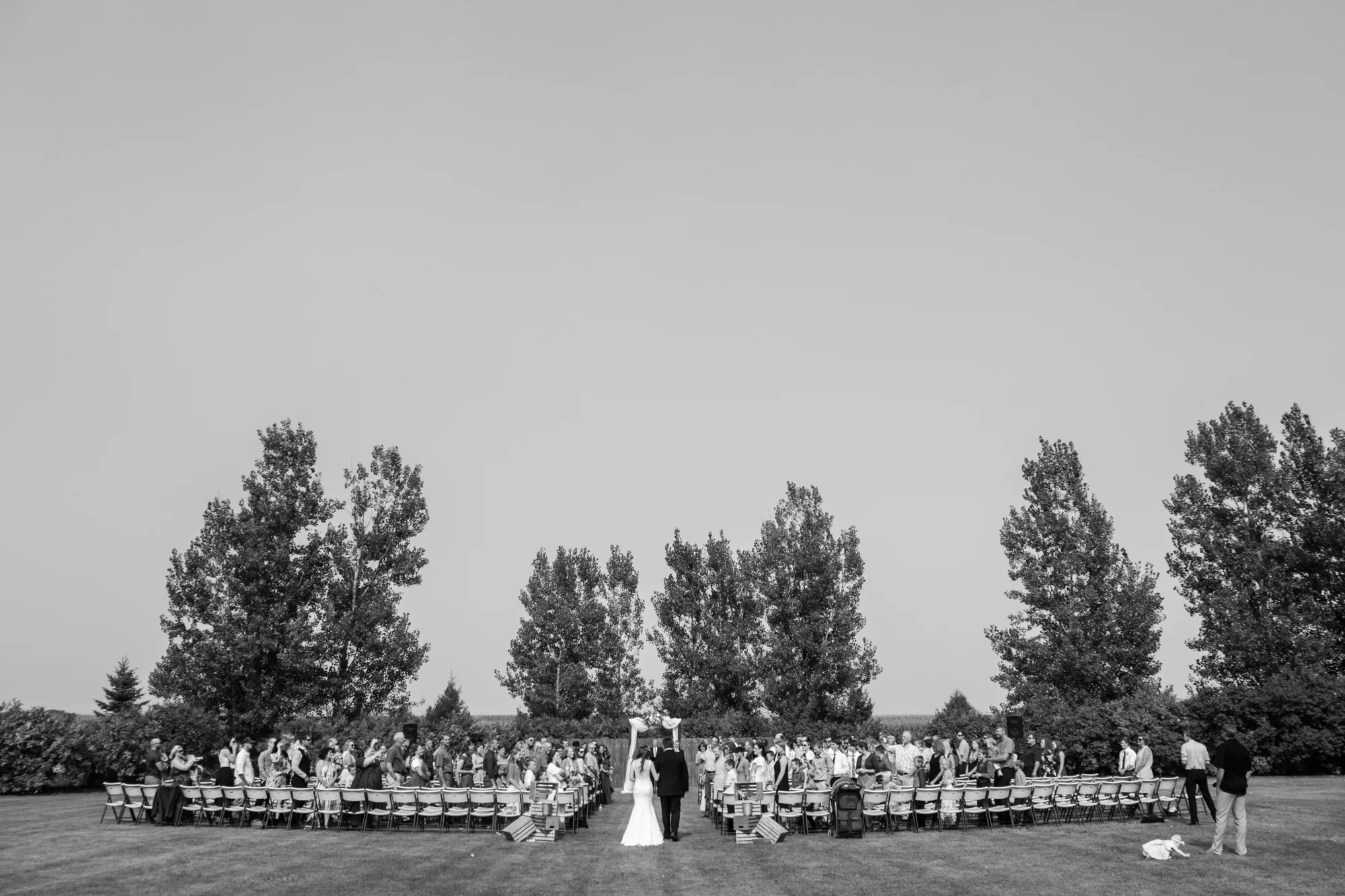 Intimate Backyard Wedding in North Dakota