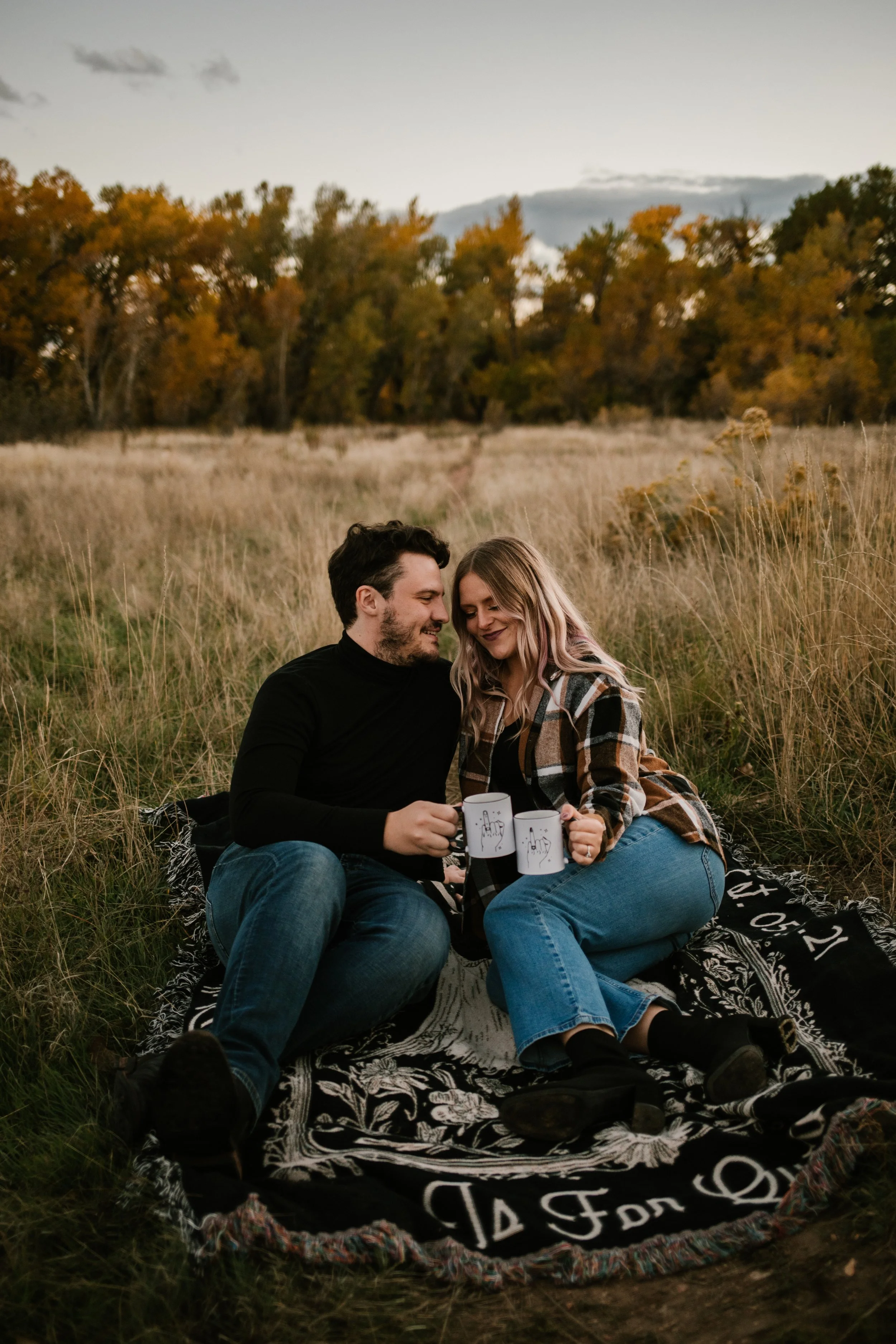 whimsical engagement photos