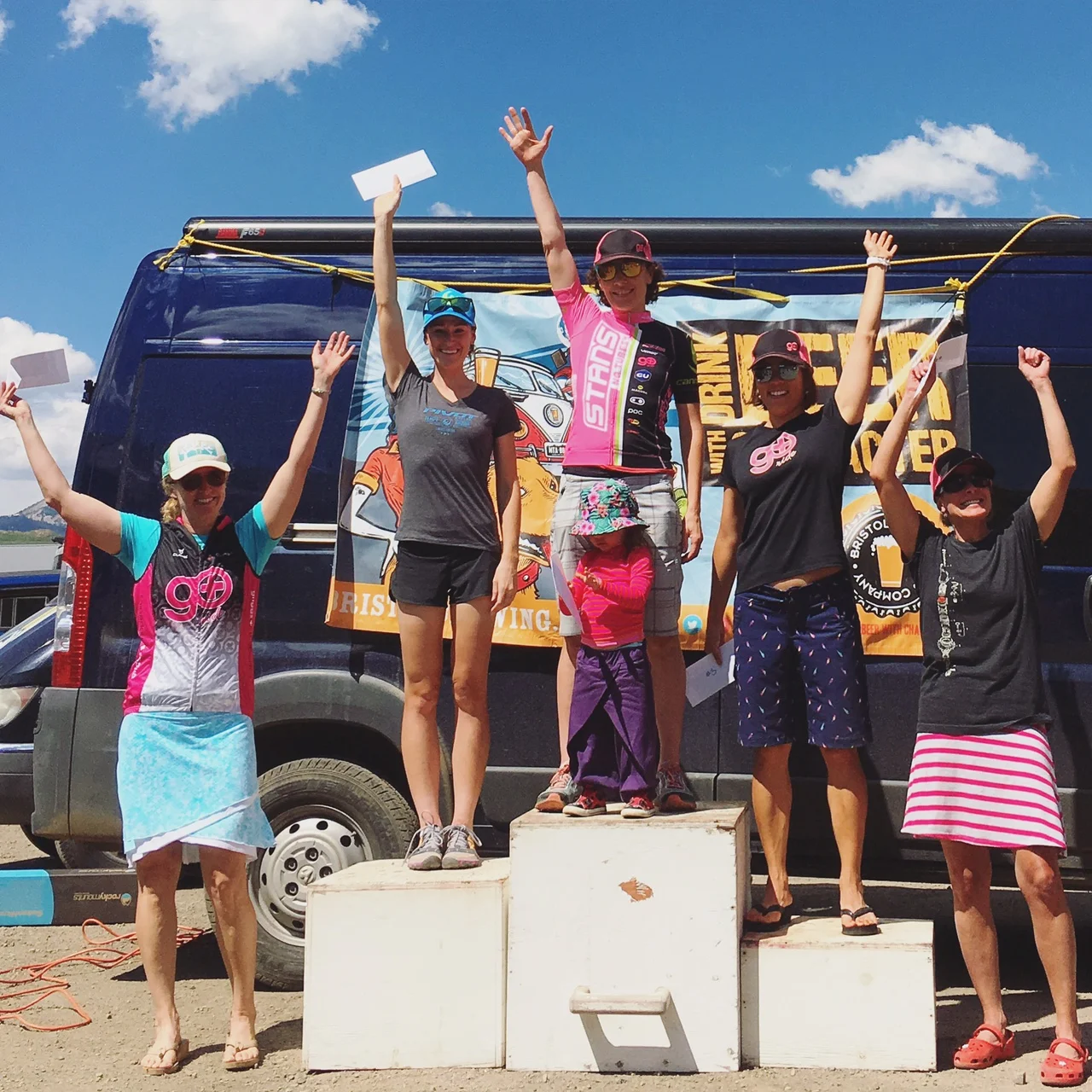 Thrilled to be on that podium with these strong ladies. Thanks to Pivot Cycles, MRP, Ergon and Enve for helping me build the perfect bike for this race.