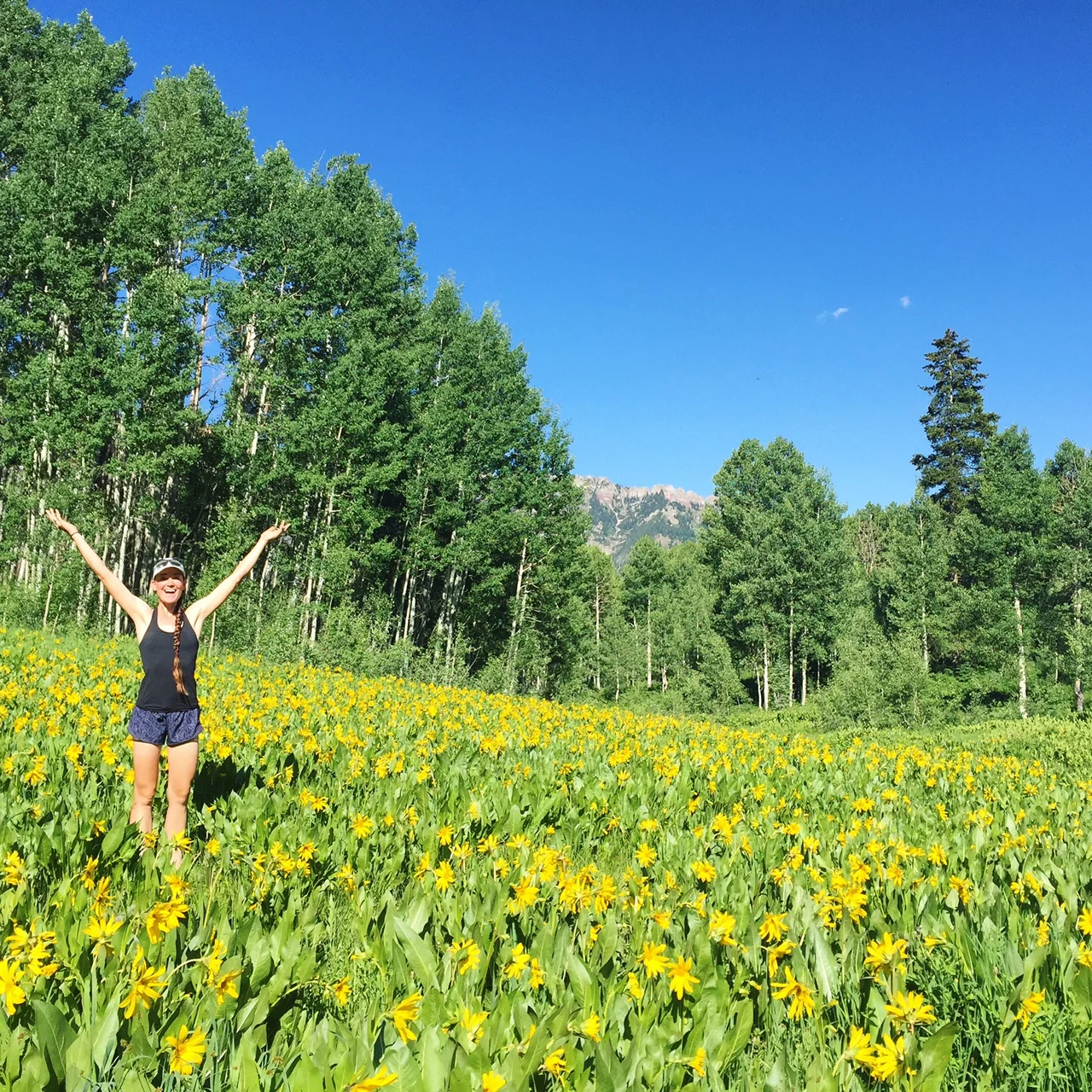 Colorado summers and wildflowers can't be beat. 
