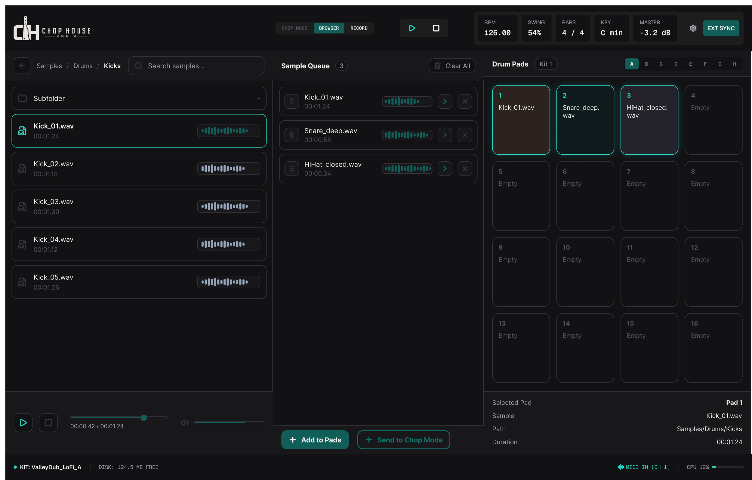 SAMPLE BROWSER
