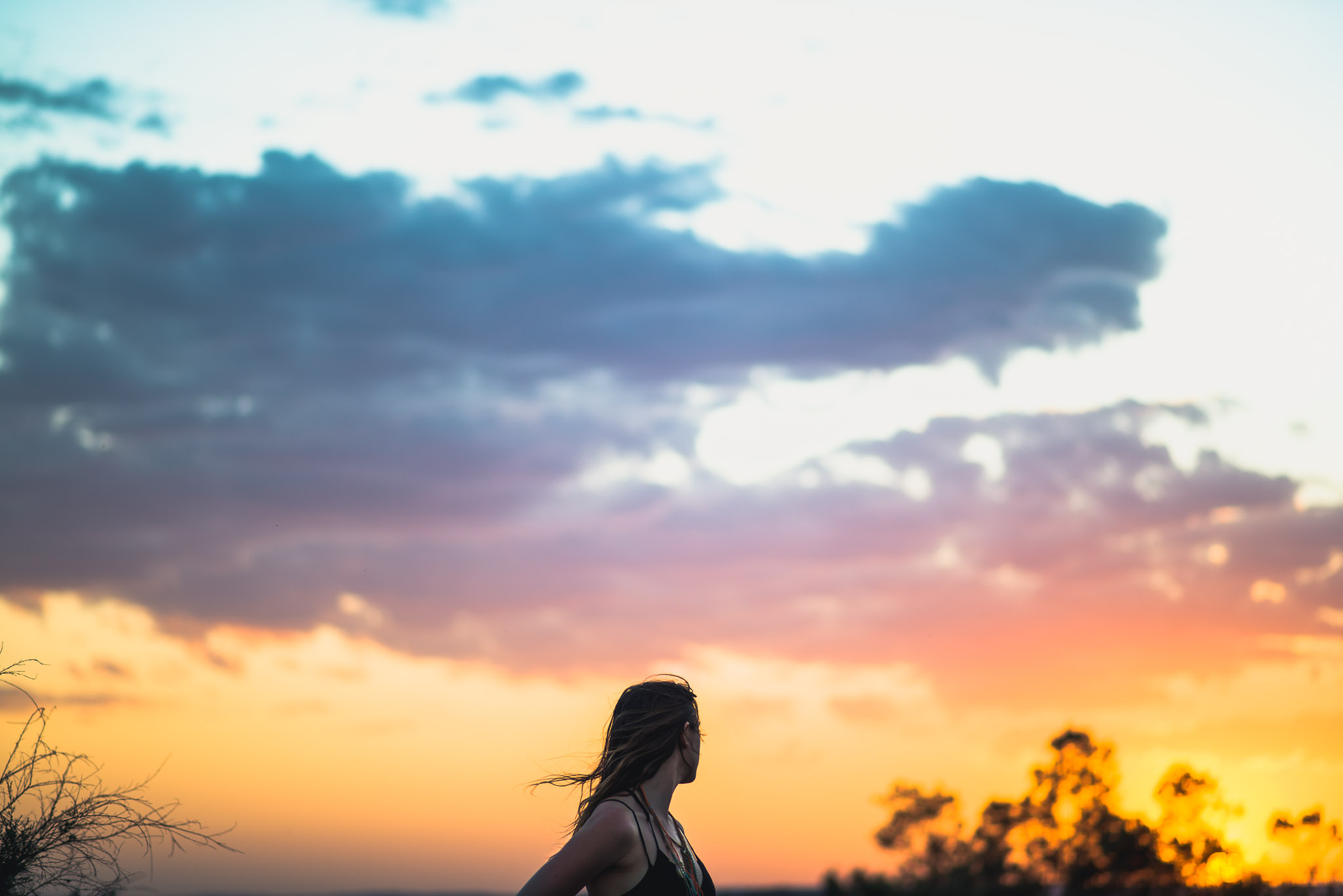 canberra sunset - fun fact, this was taken on the side of the Federal highway with trucks and lorries flying past at 110 km / hr mere metres away. its all about perspective