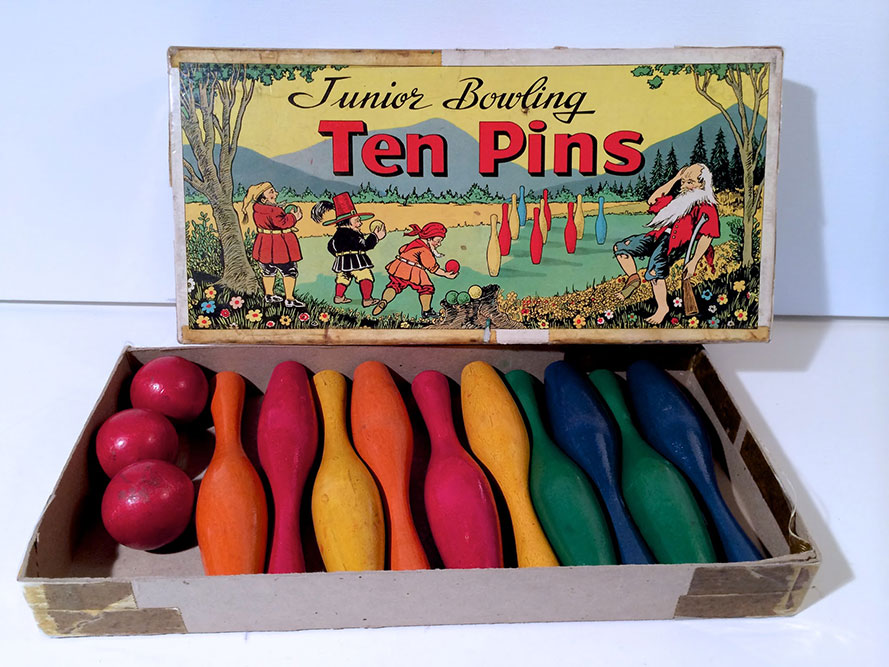 1940s Junior Bowling Ten Pins