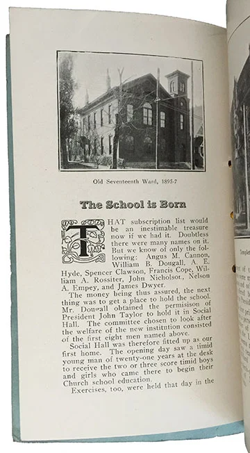 Old Seventeenth Ward 1895-7