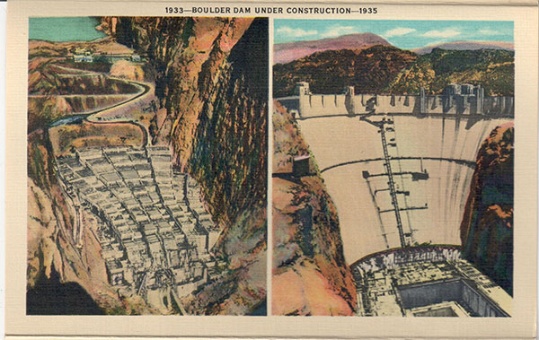 1933 Boulder Dam Under Construction - 1935