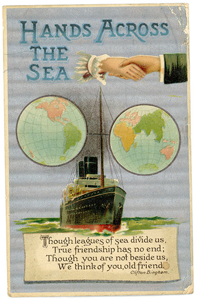1911 Hands Across The Sea
