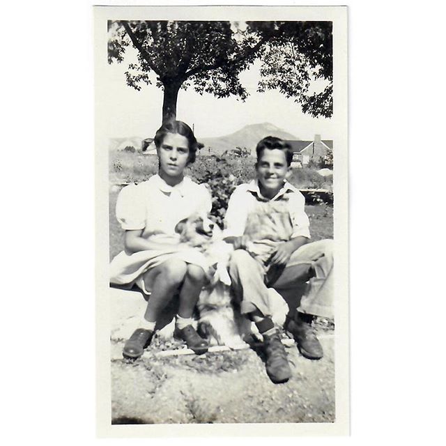 Me: How about these lovely people? ⠀
Dad: Oh that is easy, that&rsquo;s Elmer Don and Marilyn Sharples. They are Irene&rsquo;s kids. And they have a brother whose name does not come to me, he&rsquo;s deceased now. Oh and that&rsquo;s Jack. ⠀
Me: I re