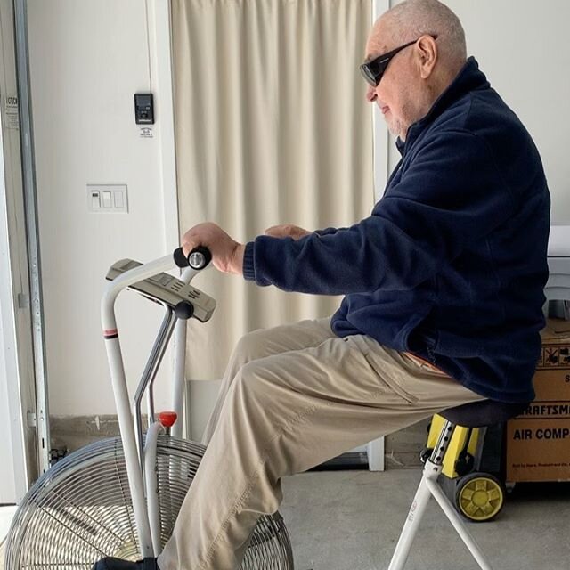 Cruising into 90 with his sweet ride.
