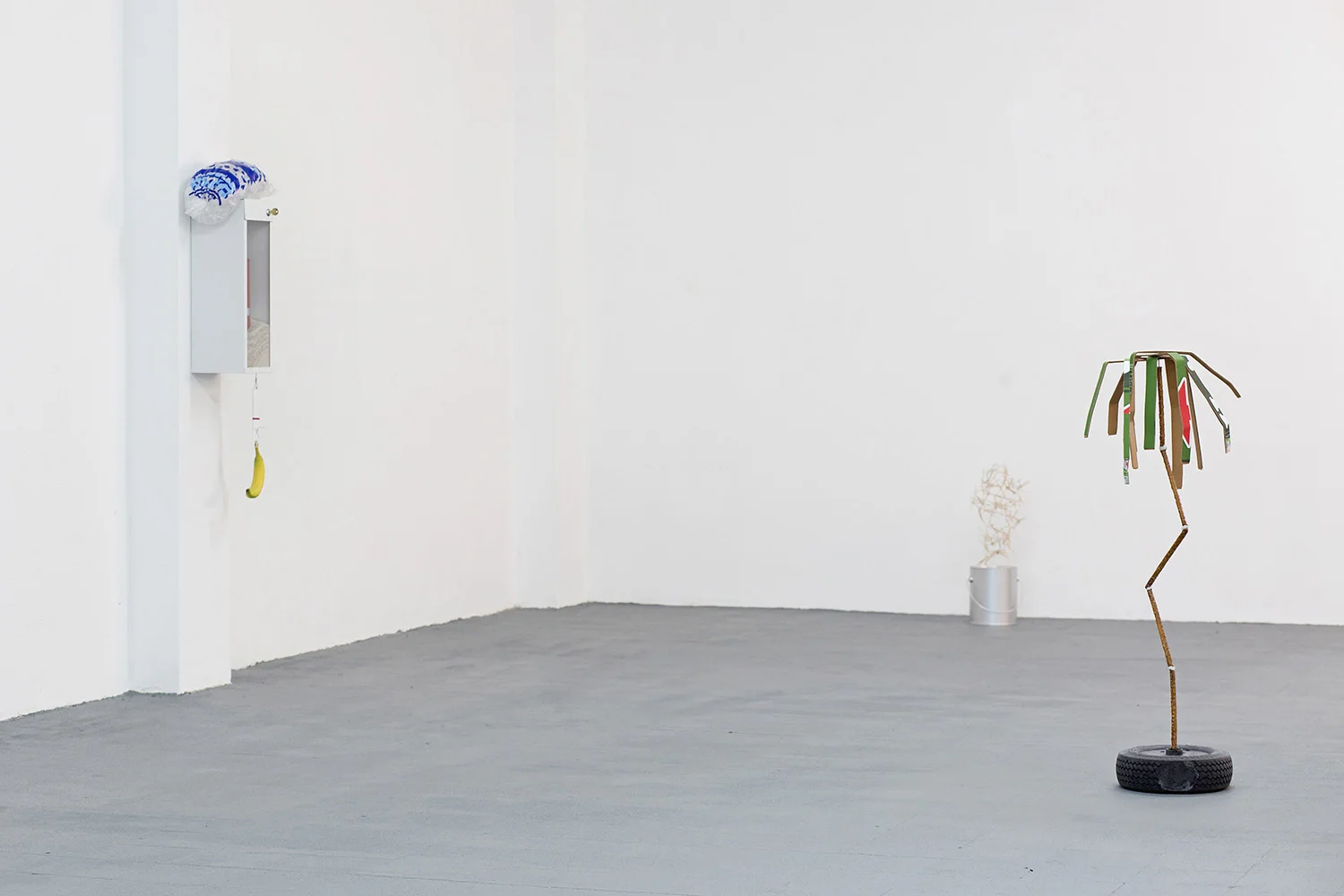 Installation view of Freezer Fever at Roberto Paradise