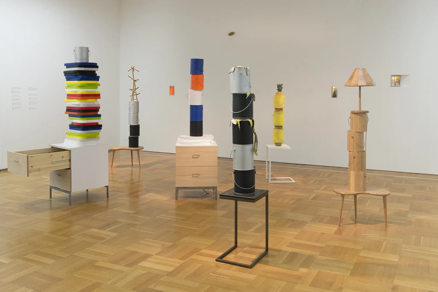 Installation shot of Chicago Works: Chris Bradley at the Museum of Contemporary Art 2017