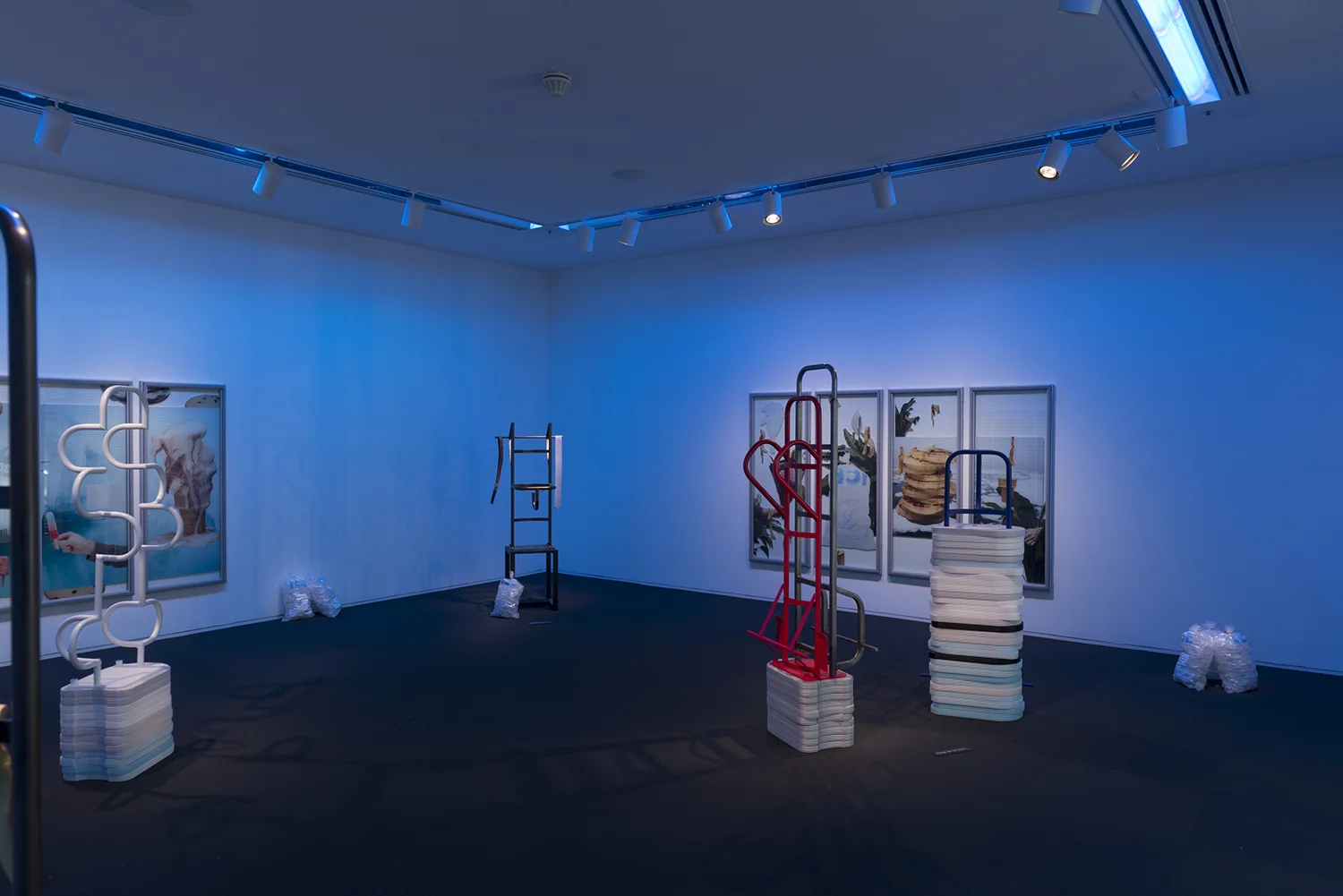 Installation shot of Chicago Works: Chris Bradley at the Museum of Contemporary Art 2017