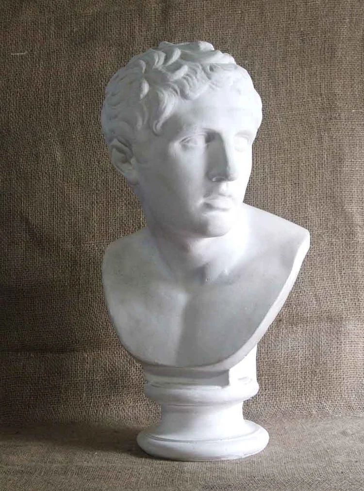 The Borghese Warrior was named for the family home in Rome where the original was found. He stands approximately 55cm tall. With prices from $295.00, Prices are given for White and Stone finishes. For a Bronze /Verdigris finish, add $75.00 to the basic cost. Click HERE for shipping costs 