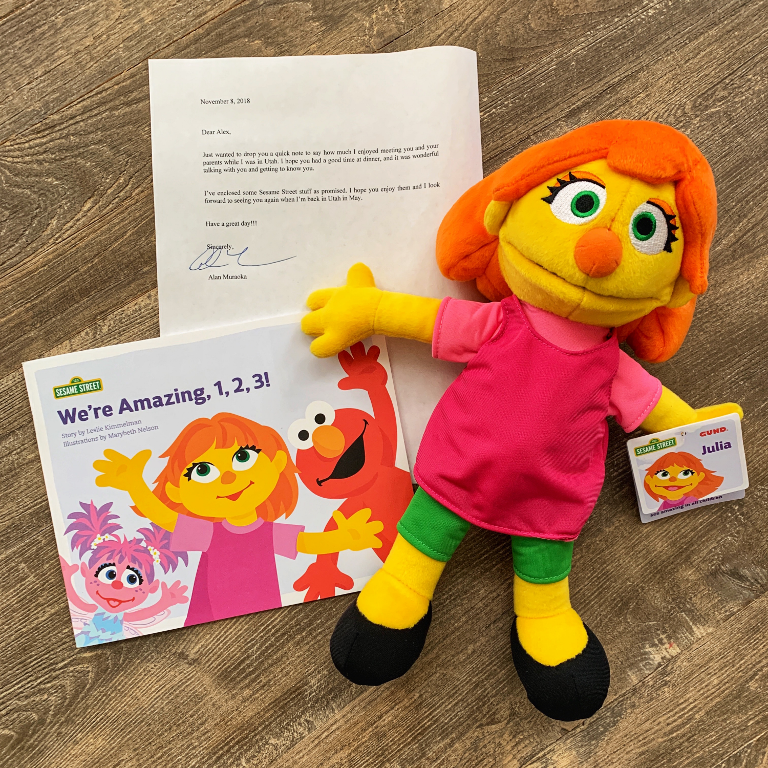 julia sesame street doll