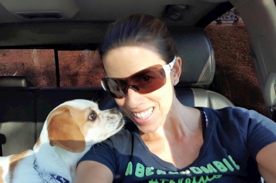 Thrive foster Dorene Dennis with one of her many successes, Miss Bows.