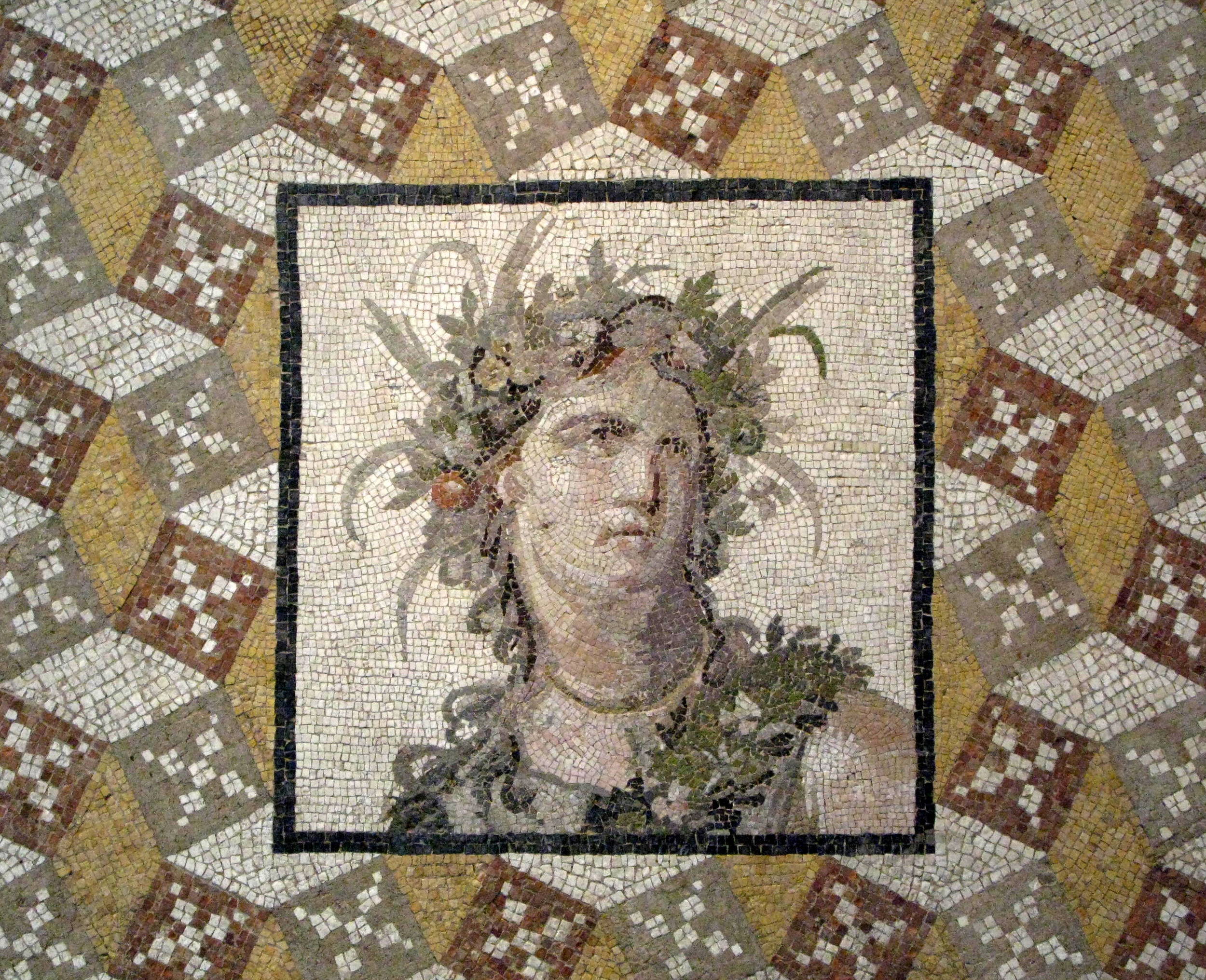  Roman mosaic, from the Metropolitan in NY. 