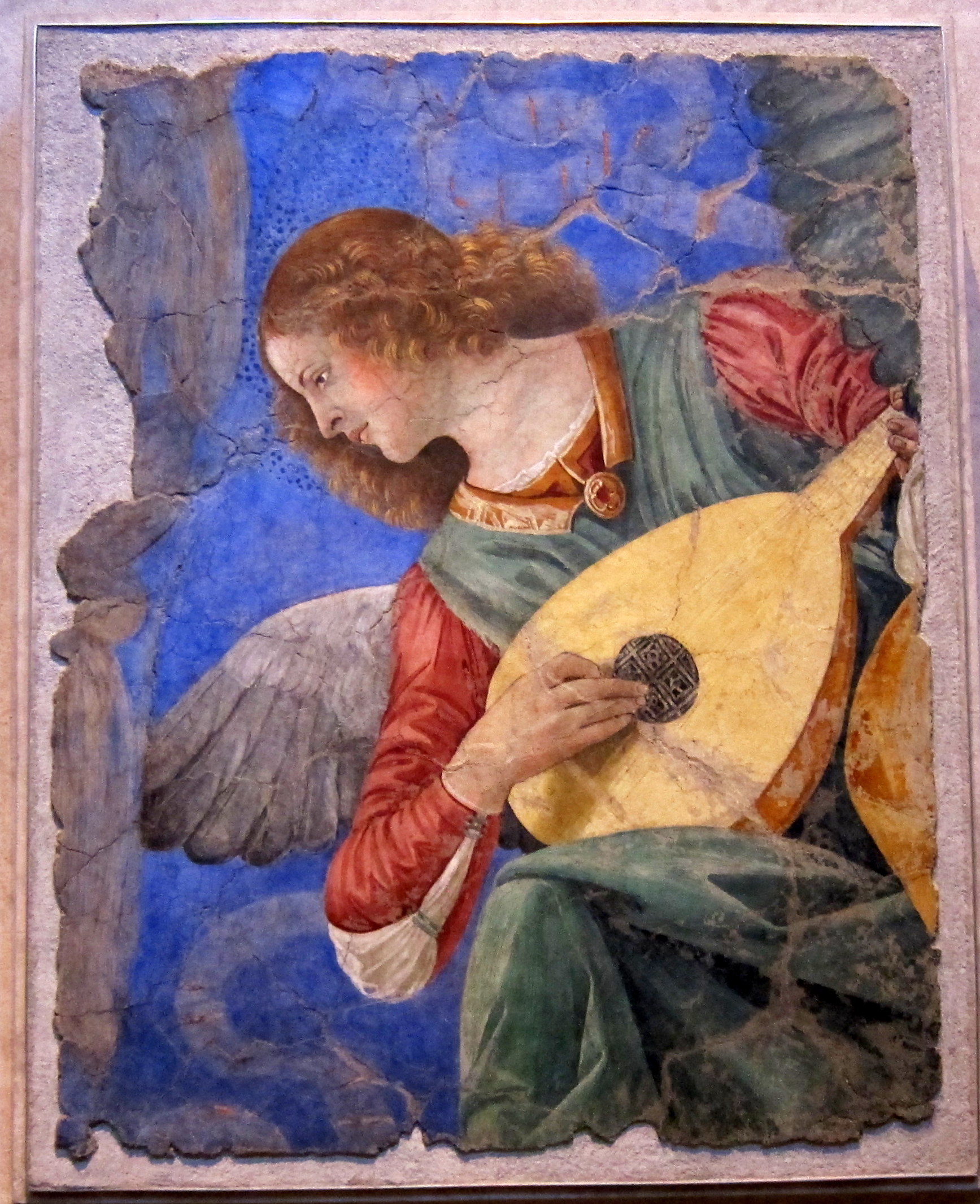  Melozzo da Forli, 1438-1494. &nbsp; Italian fresco at the Vatican Museums, Pinacoteca. 