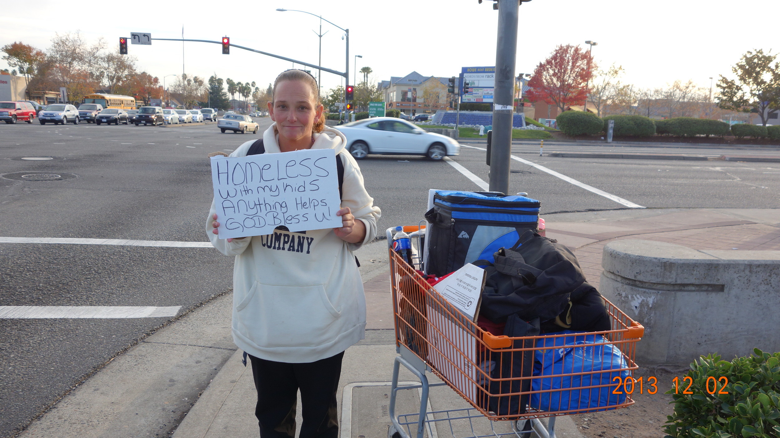  Homeless lady 