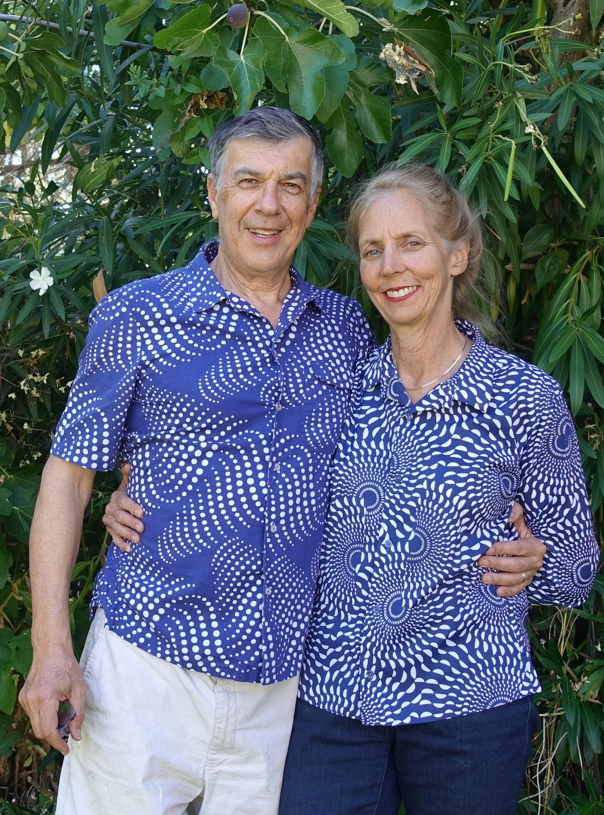  With Carey, my wife, in 2019. 