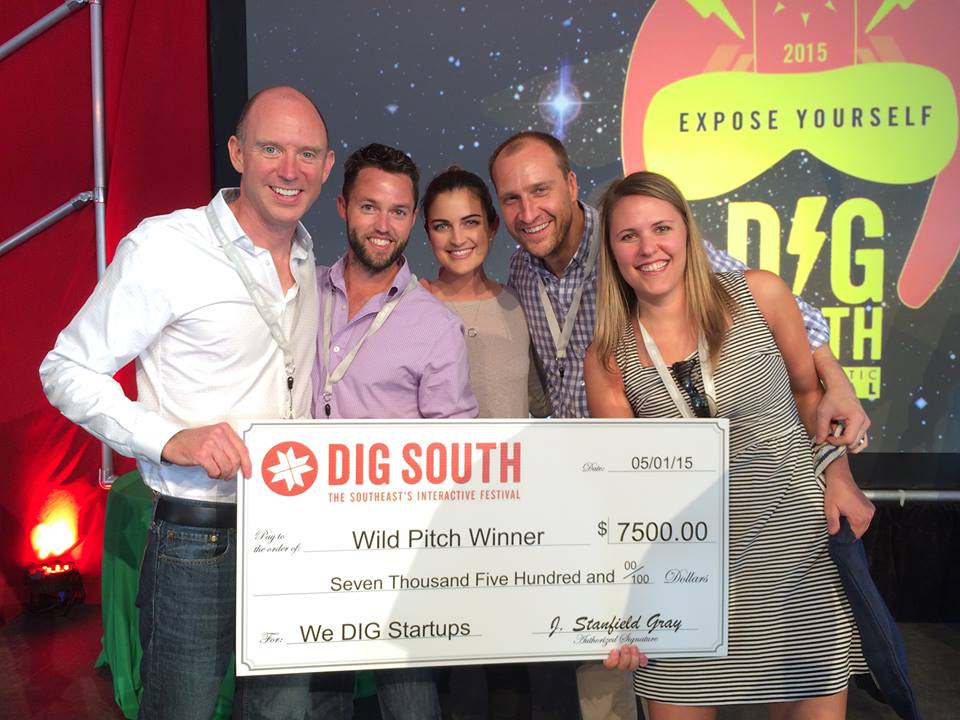 Cohort 2 accelerator company, Bidr, won the DIG SOUTH Wild Pitch in May of 2015 