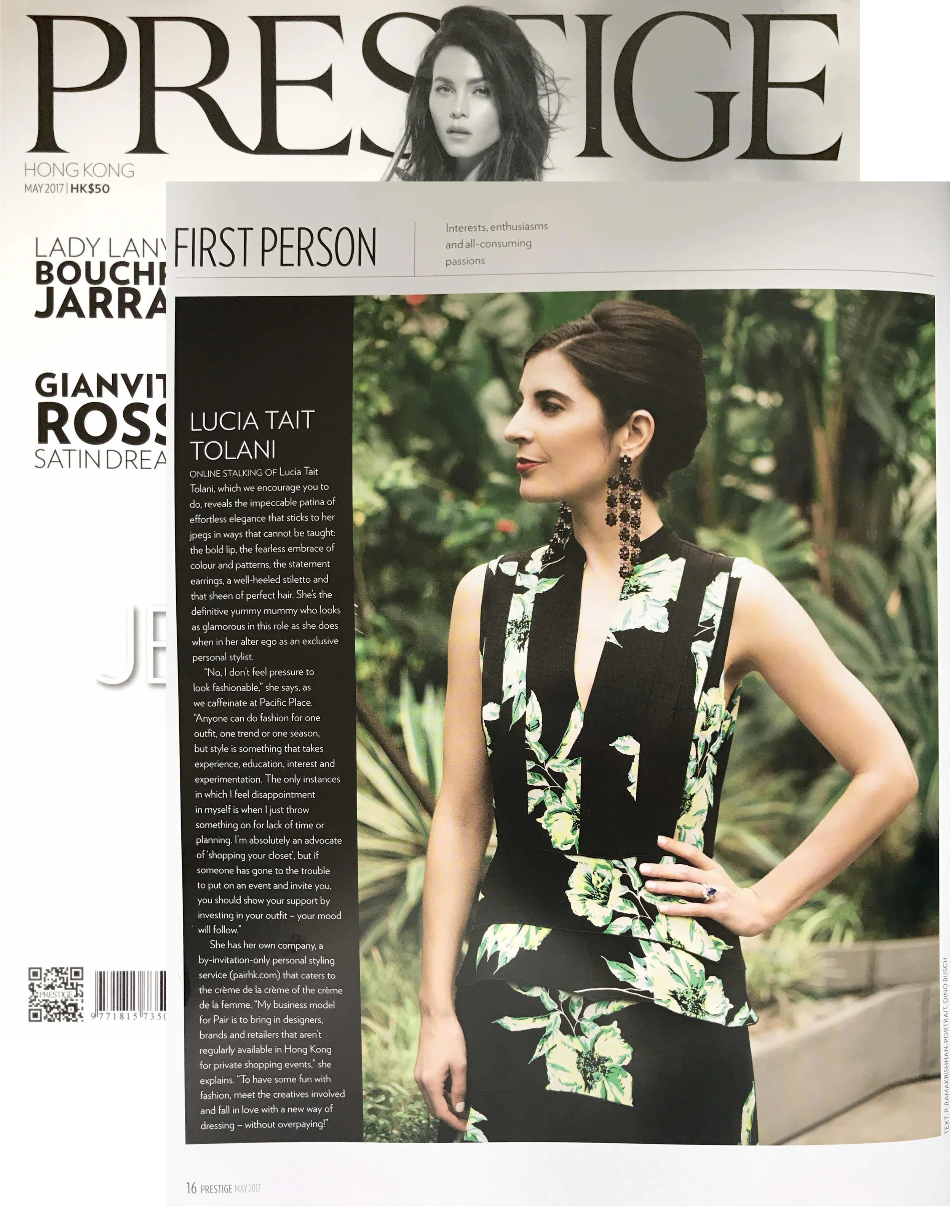 Prestige , ‘First Person’ - May, 2017