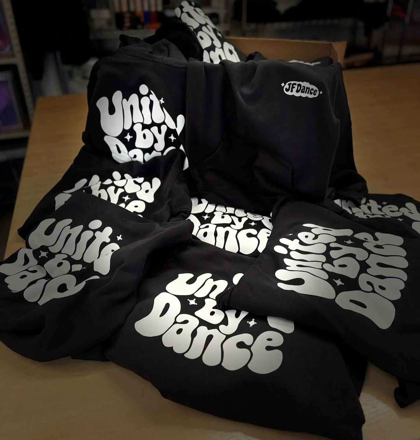United by Dance. 🖤

More than a hoodie - it&rsquo;s a statement! 

✨New✨ hoodies available soon&hellip; 👀

#UnitedByDance #DanceFamily #JFDance