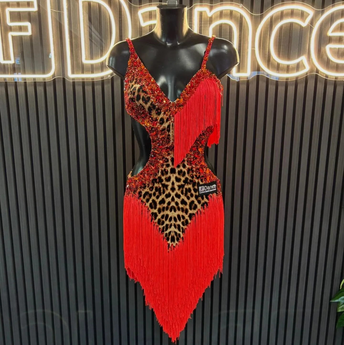 Not just a dress&hellip; it&rsquo;s an attitude 🔥

#LatinDance #Dancewear #FringeDress #AnimalPrint #jfdance