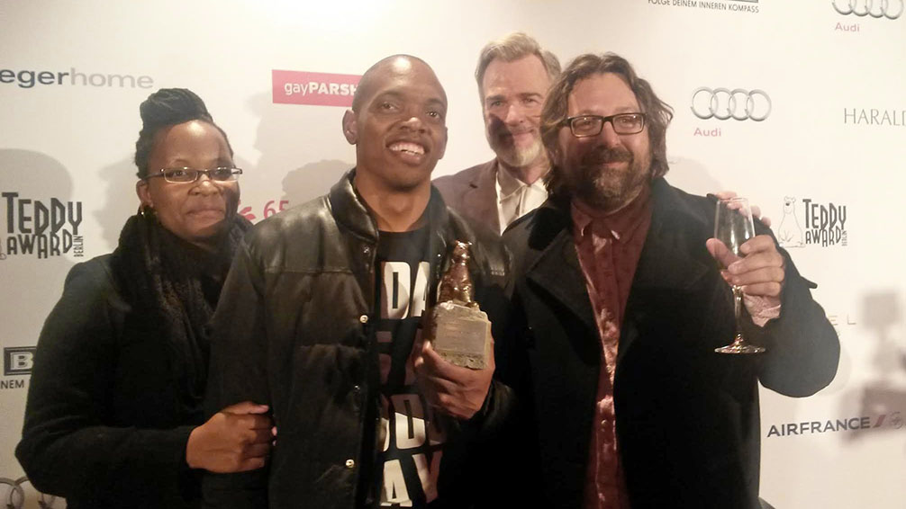  Njoki and Jim with Berlinale Panorama Curator Wieland Speck and Steven Markovitz. 