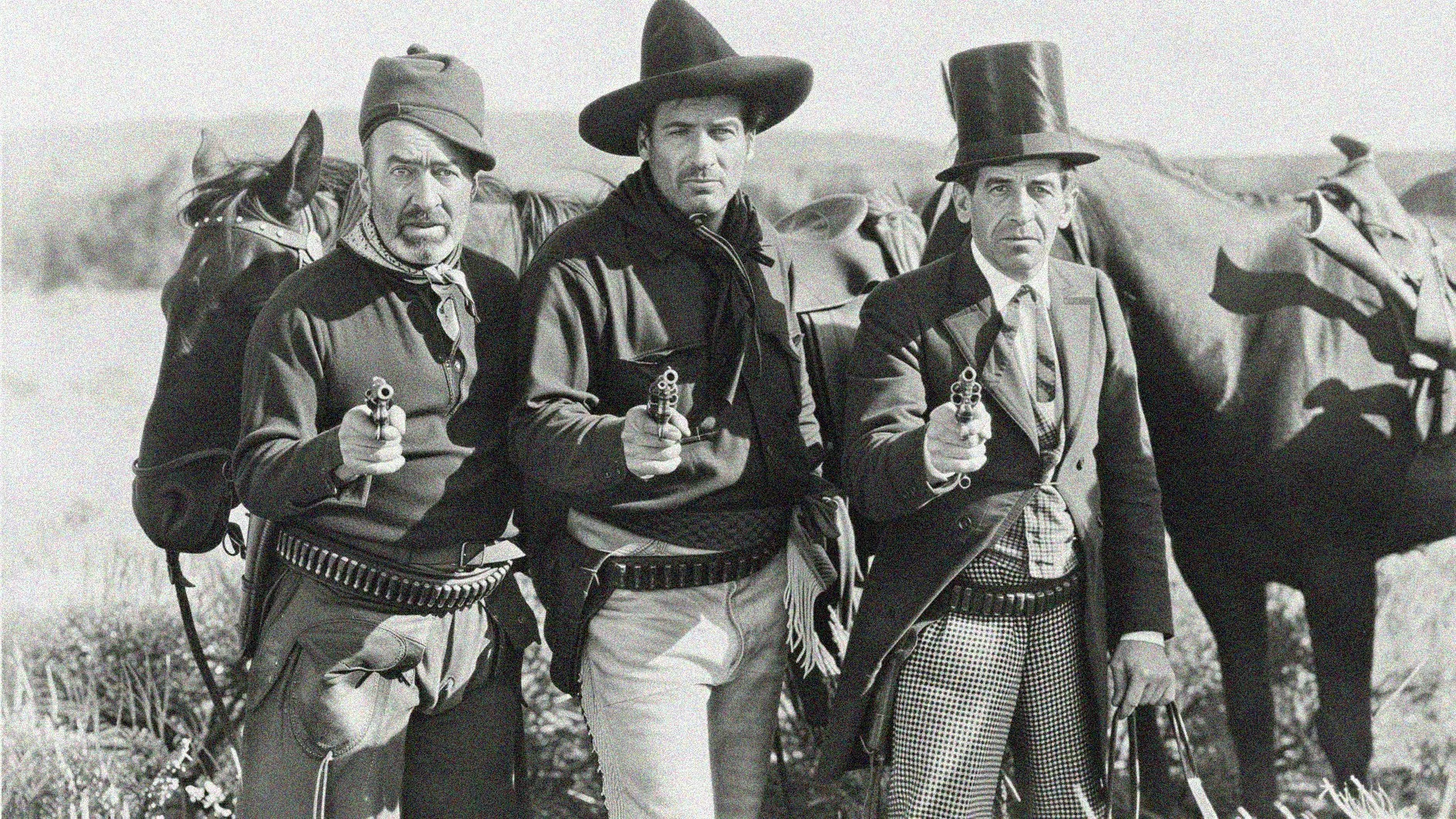 Three Bad Men with live piano accompaniment by Meg Morley